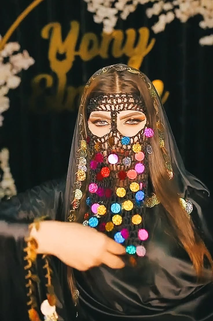 Masque crochet